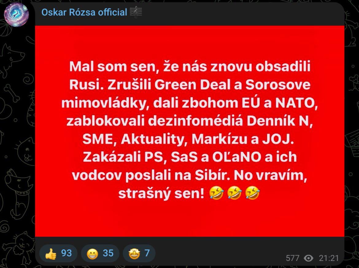 Skladateľ “novej” hymny a kamarát Valihoru, Oskar Rózsa zas perlí