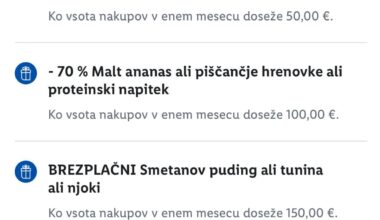 Lidl nakupi
