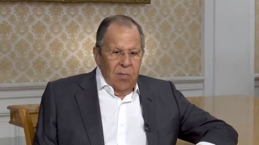 Russian Foreign Minister Sergey Lavrov appears on Russian state media on Tuesday, August 19.