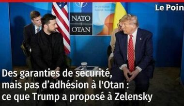 Des garanties de sécurité, mais pas d'adhésion à l'Otan : ce que Trump a proposé à Zelensky