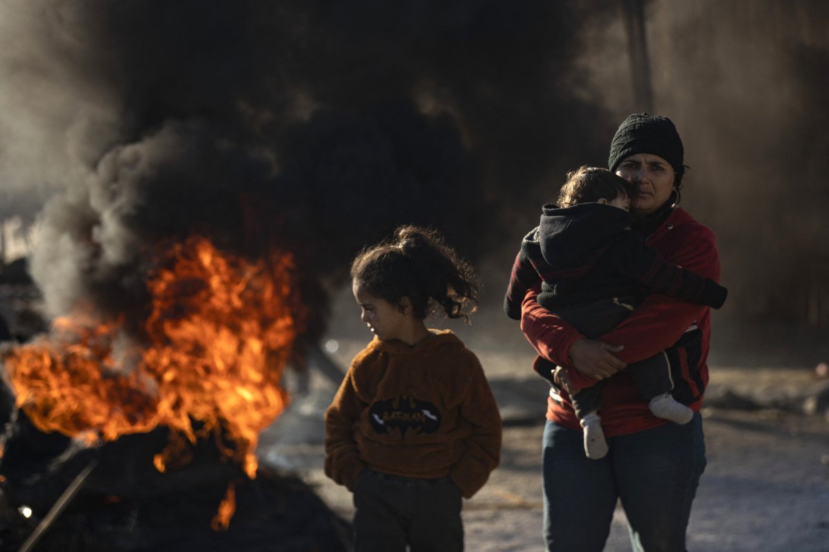 Syria, Kurds, flee, rebel, offensive