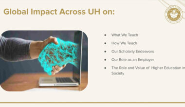 Global Impact Across UH presentation slide