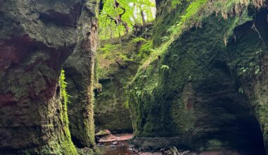 Devils pulpit Scotland (deleted by mistake)