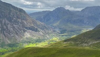Red Arrows through the Ogwen valley yesterday