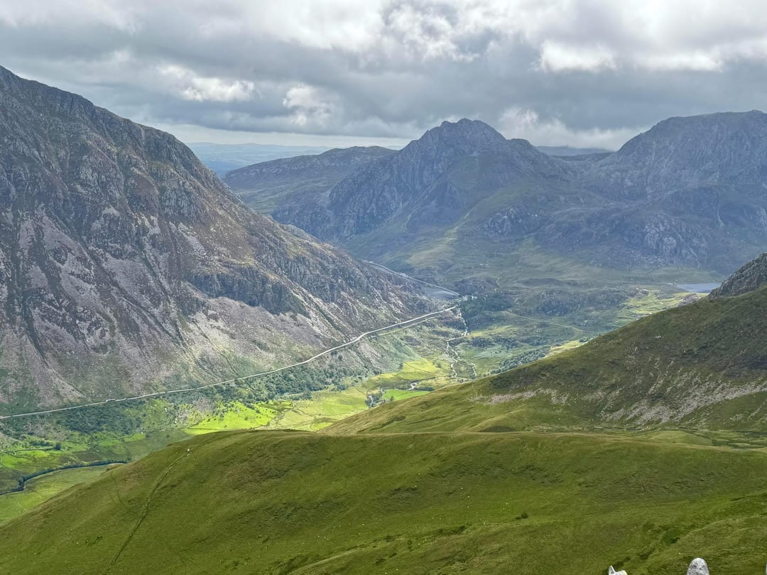 Red Arrows through the Ogwen valley yesterday