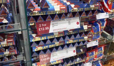 At ‘Duty Free’ and wondering - is anything as erratically priced as a large Toblerone?