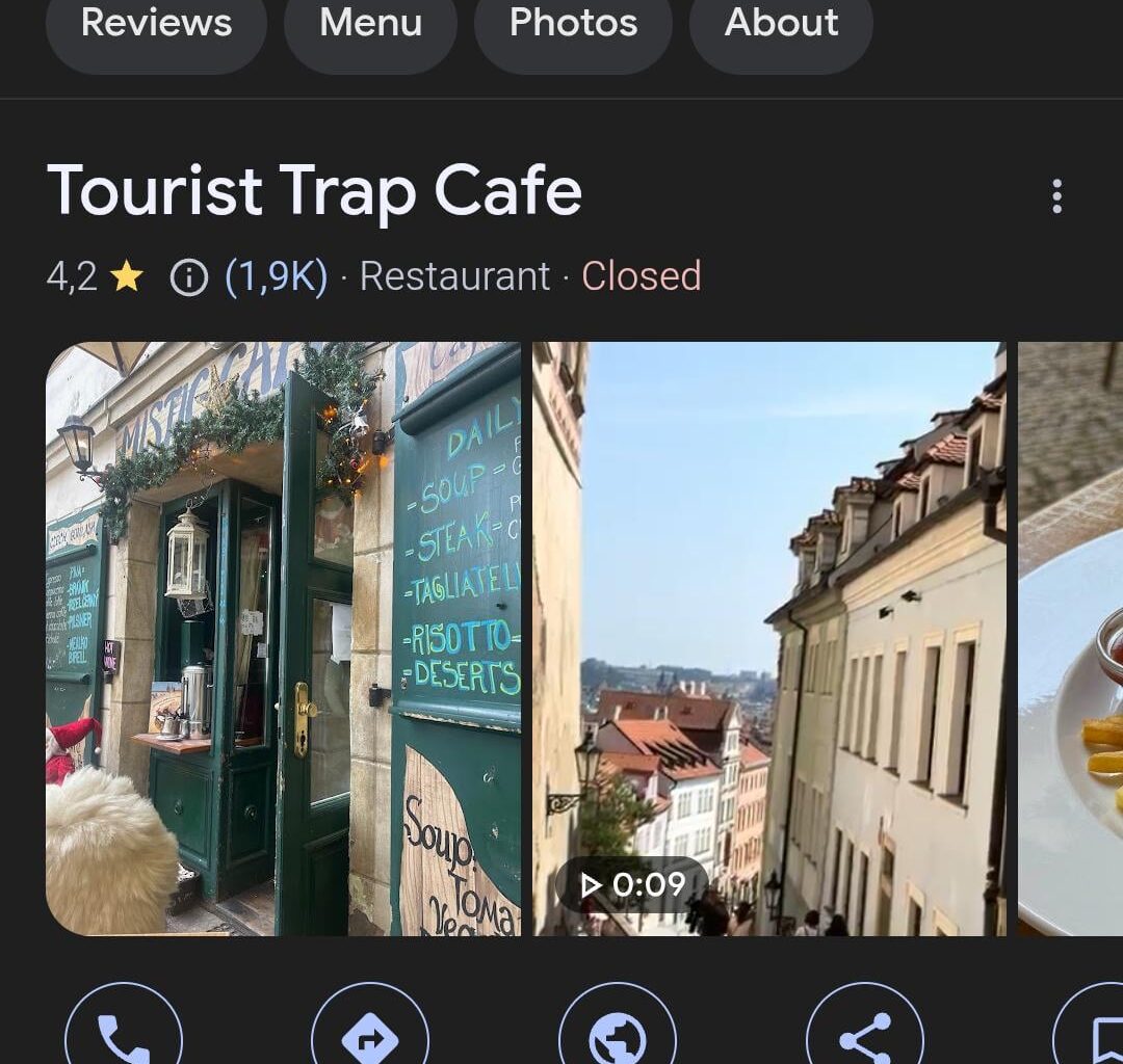 První výsledek, když vygooglíte "Mystic Café"