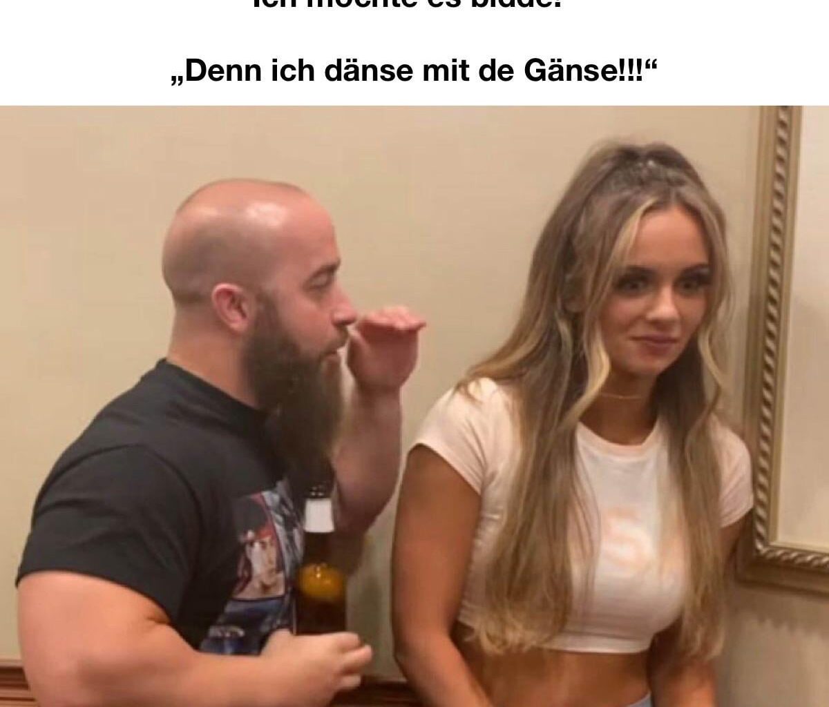 Der eine Typ der Techno mitsingt