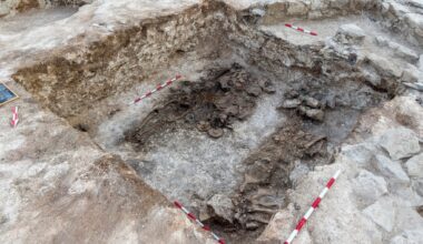 The 2nd-century BC burial pit of a Thracian warrior and his horse