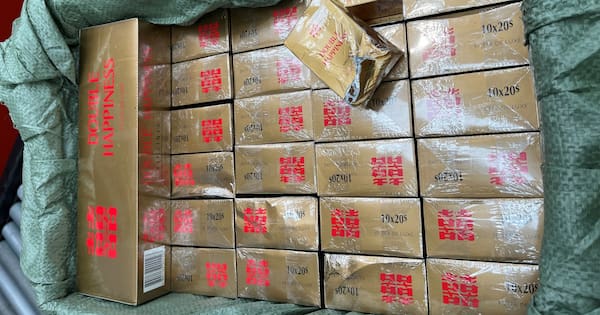 Arrest after a million cigarettes intercepted – declared as 'clothes'