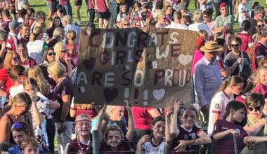 Thousands greet Galway All-Ireland Camogie Champions at Clarinbridge