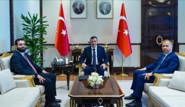 Turkish vice president receives Syrian interior minister in Ankara