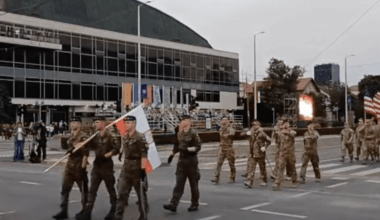 Thank you for participating in our military parade in Zagreb