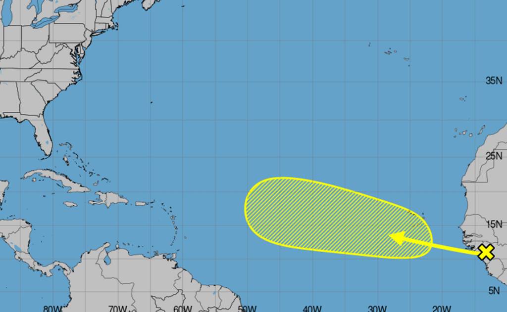 Hurricane center says system moving into Atlantic with potential – Orlando Sentinel