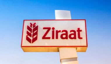 The logo of Ziraat Bank is seen outside a branch in Izmir, Türkiye. (Adobe Stock Photo)