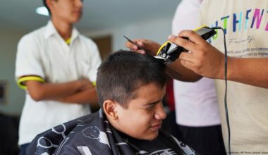 El Salvador schools enforce military-style haircut checks