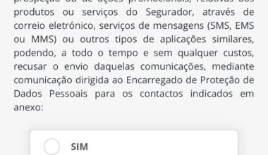 App Multicare obriga a aceitar comunicações de marketing para prosseguir