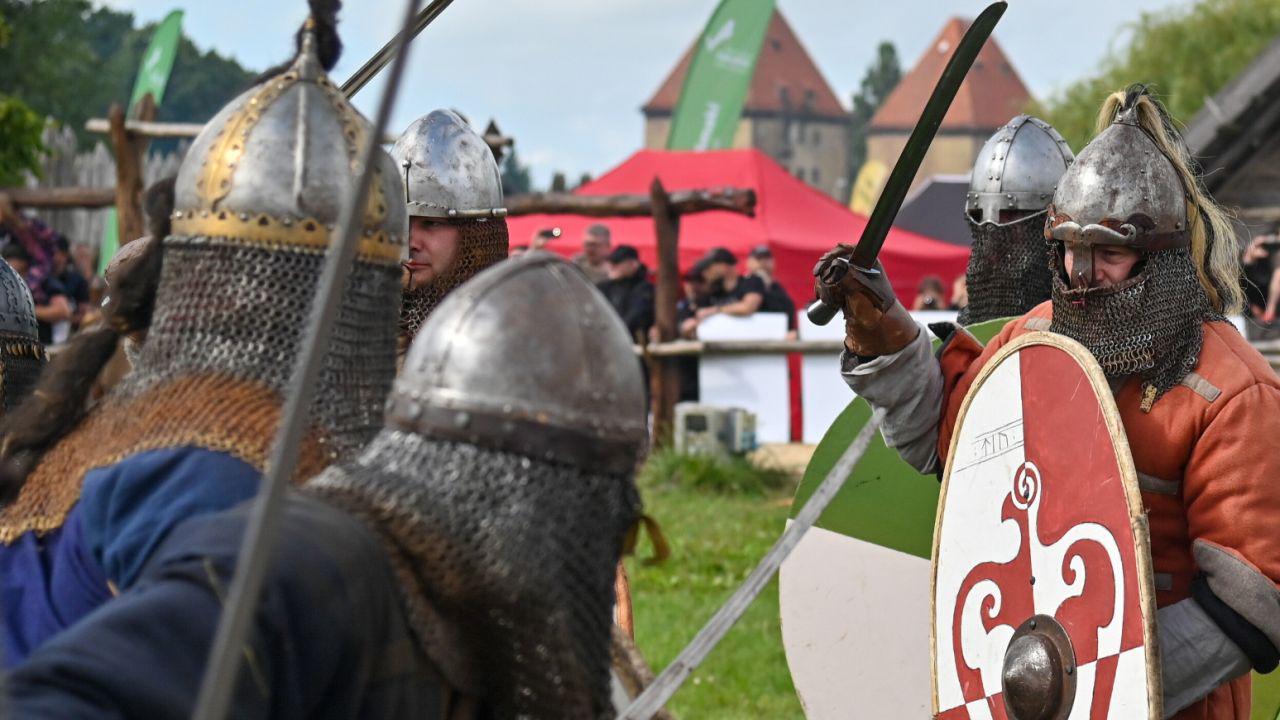 Poland celebrates 30th annual Slavs and Vikings festival with battle cries and bonfires