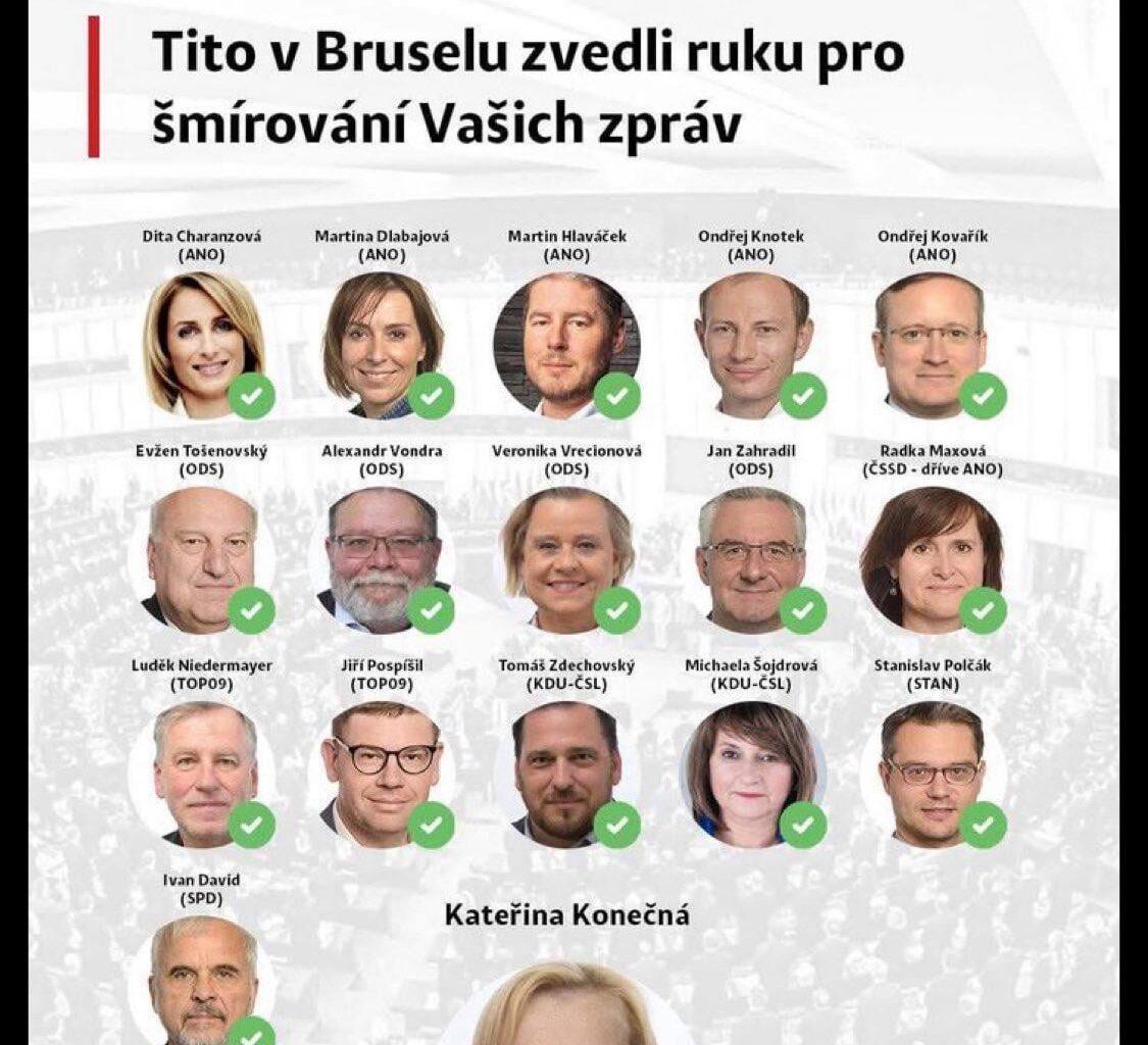 Podle Tomáše Zdechovského kdo nepodporuje chat control, je šiřitel dětské pornografie (už to smazal)