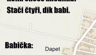 Oběd u babičky je jakože: