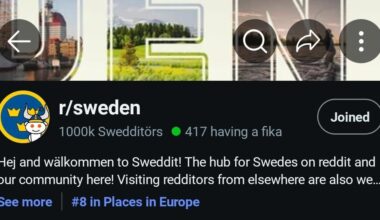 Vi gjorde det! 1.000.000 swedditörer.