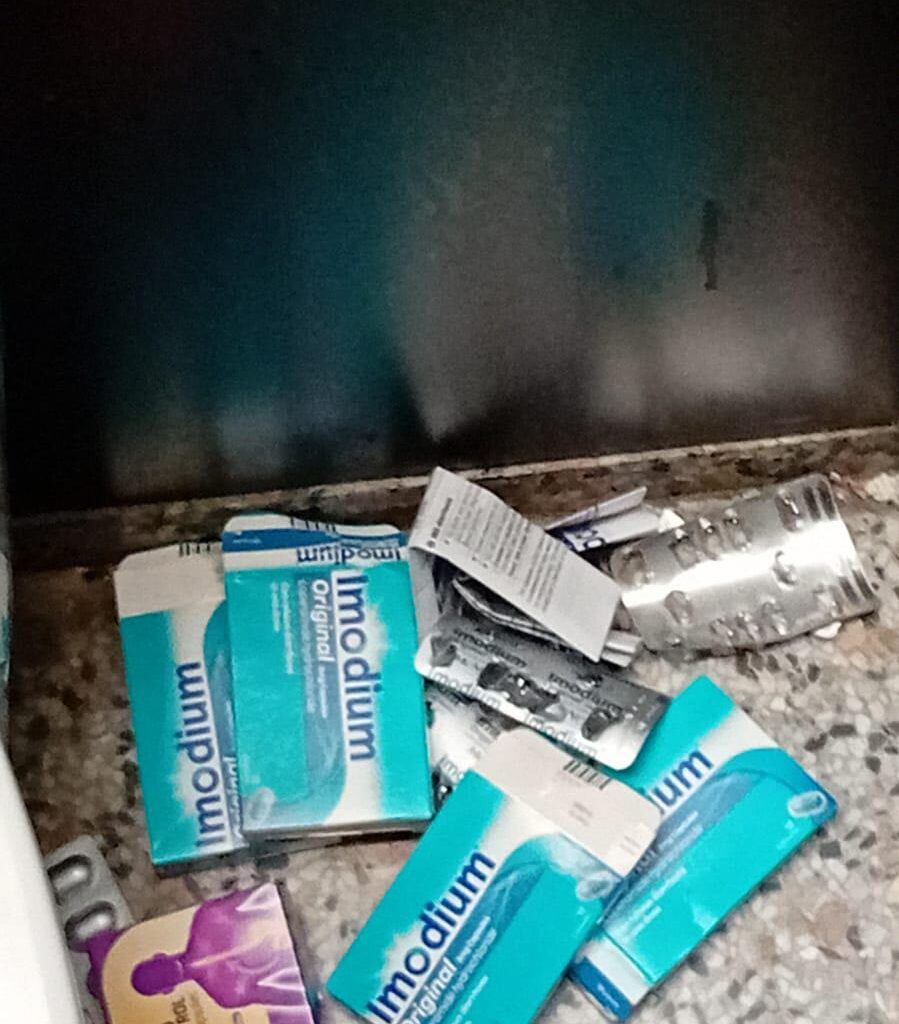 Any idea why anyone would want to OD on anti-diarrhoea pills in Belfast International Airport?