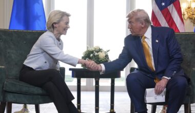 EU says it's pausing retaliatory tariffs against the US amid trade talks