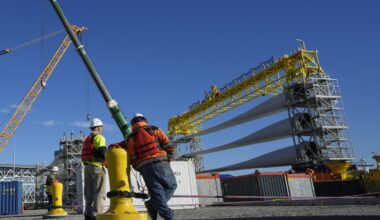 Trump administration halts work on an offshore wind farm : NPR