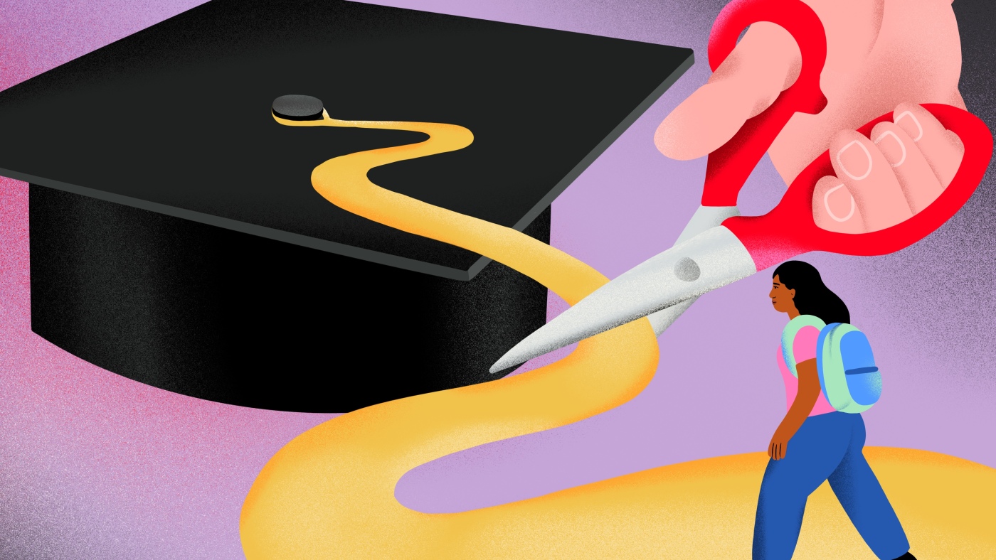 Trump wants to cut funds to college programs for poor students : NPR