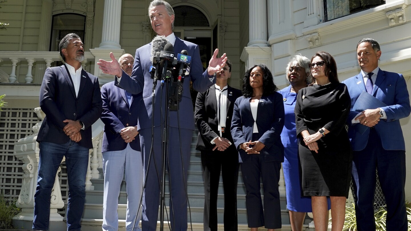California Democrats consider new political maps to counter GOP efforts in Texas