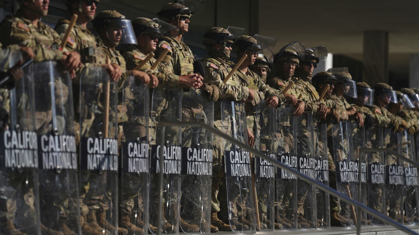 Pentagon reduces National Guard troops in Los Angeles