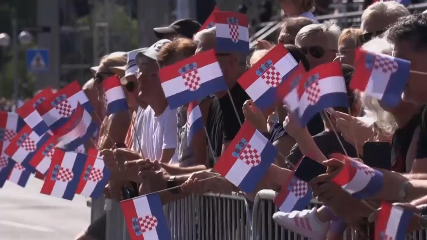 Croatia holds military parade as it marks 30 years since key military victory