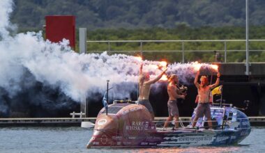 3 Scottish brothers set a world record for fastest Pacific row