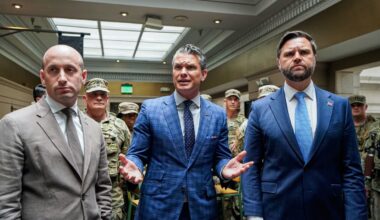 In Washington, JD Vance and Pete Hegseth visit troops amid Trump crackdown