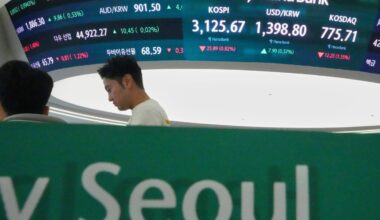 Asian shares are mostly higher after Wall Street trims losses