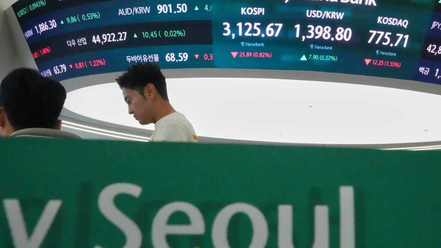 Asian shares are mostly higher after Wall Street trims losses