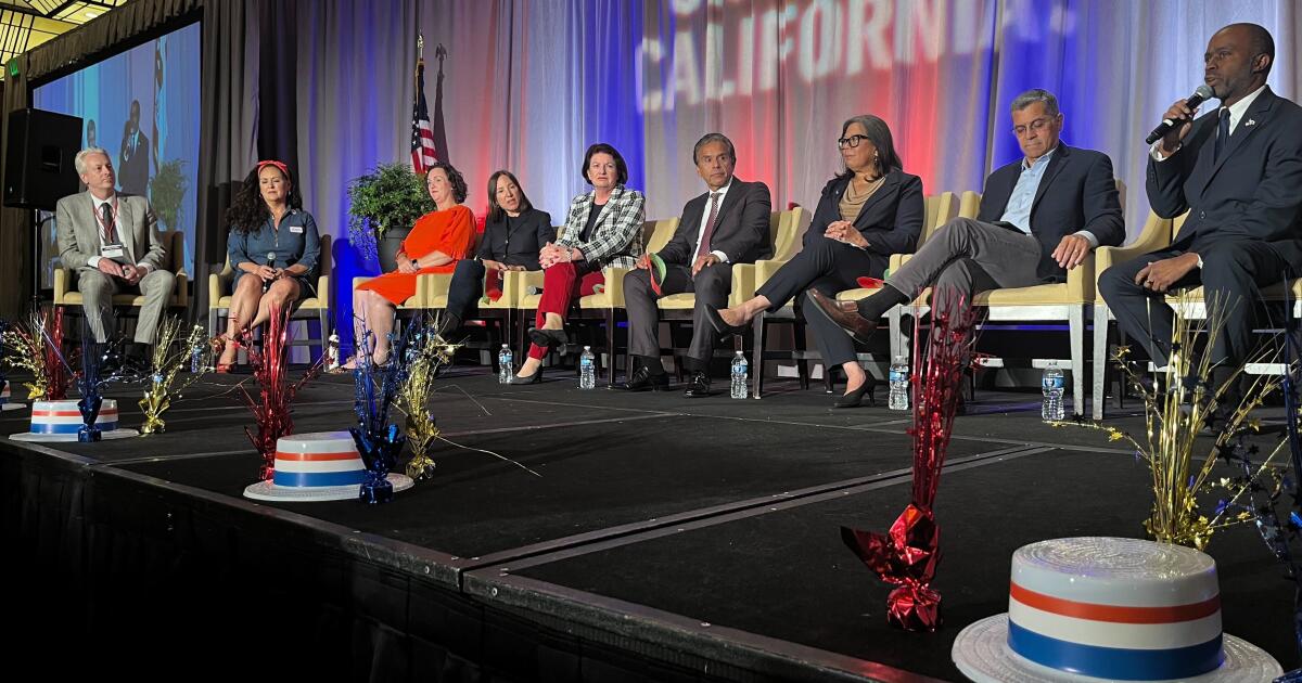 Californians undecided in governor's race, prefer Newsom over Harris for president