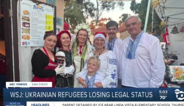 Many Ukrainian Refugees To Lose Legal Protections per WSJ report
