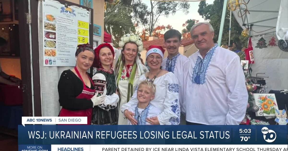 Many Ukrainian Refugees To Lose Legal Protections per WSJ report