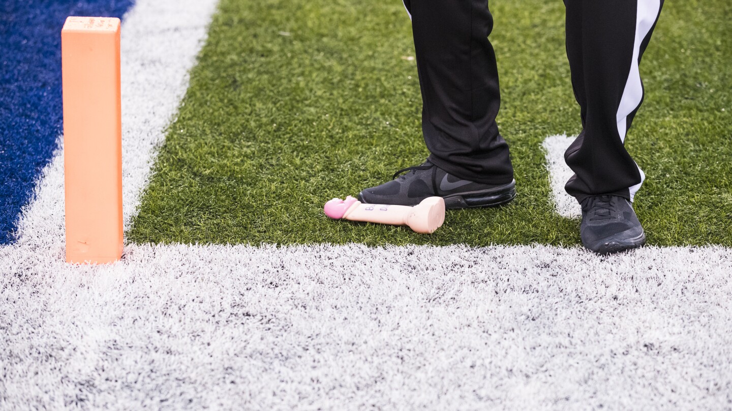 Crypto group claims credit for green dildo at Vikings-Titans game