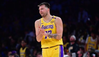 Luka Doncic diagnosed with left knee contusion, will continue to play for Slovenia at EuroBasket