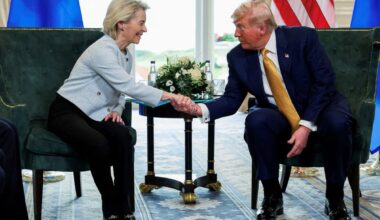 New 15 percent U.S. tariff replaces higher rates, cutting costs for European autos and pharmaceuticals