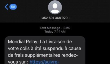 Beware of malicious messages regarding non-delivered packages