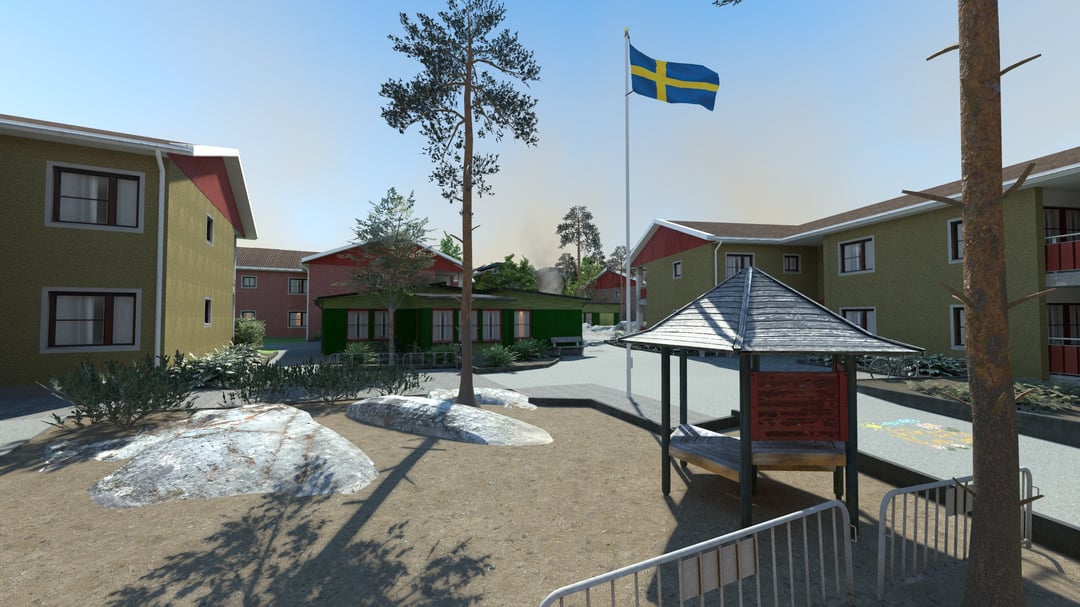 Byggde en CS-bana inspirerad av området jag växte upp i