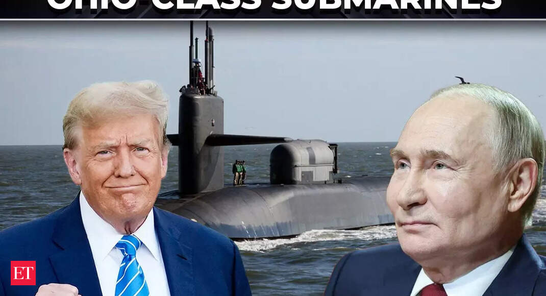 Trump’s nuclear sub threat to Russia: A look inside America’s deadliest Ohio-class submarines - The Economic Times Video