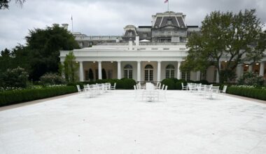 President Trump's Completed White House Rose Garden Redesign