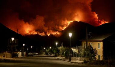 14 fuegos continúan activos y la Aemet avisa de peligro "extremo" en el norte y el este