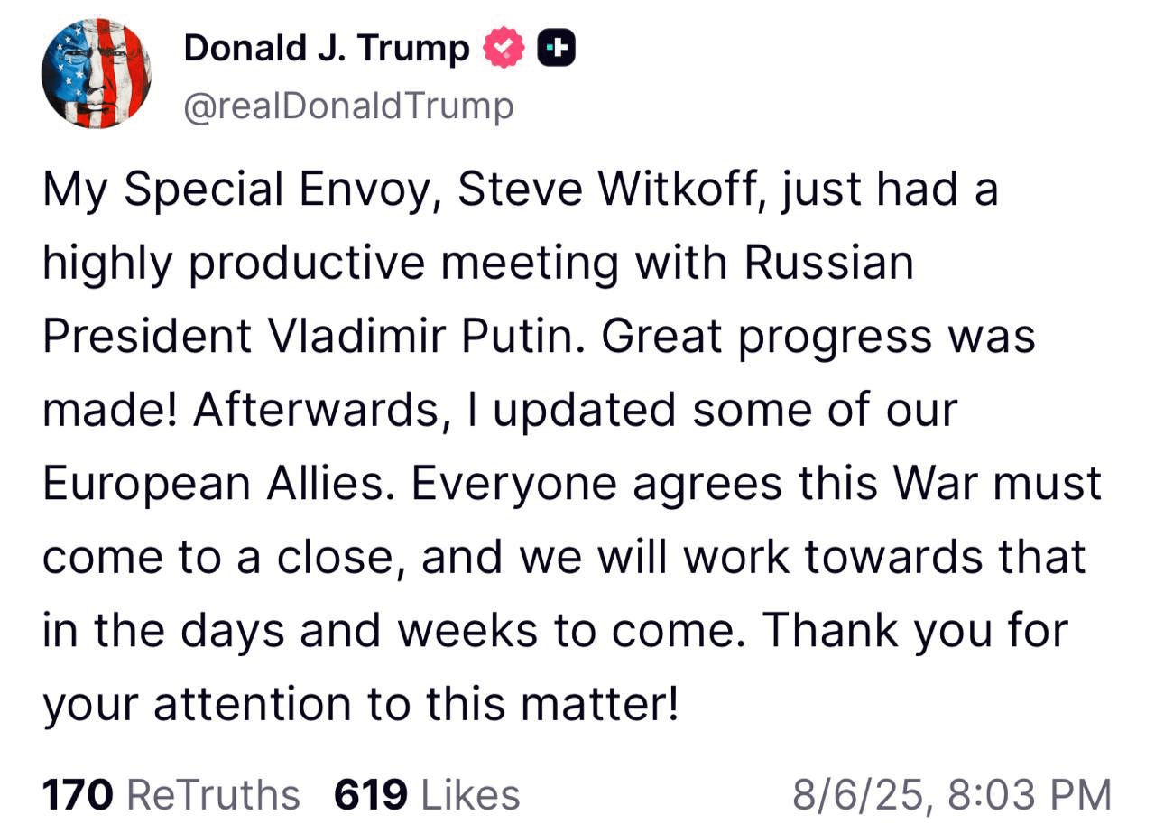 Looks like Trump is giving Putin 2-3 weeks again
