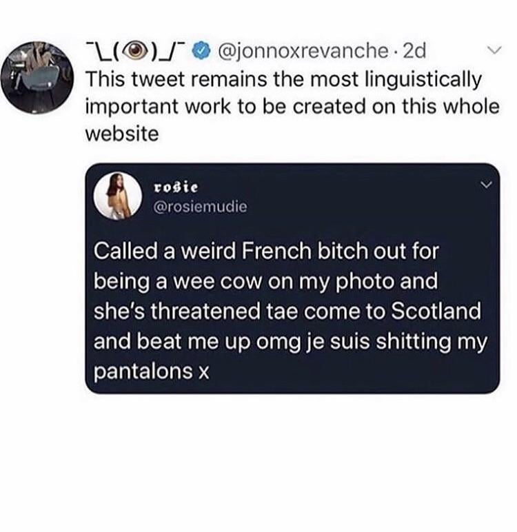 This is the epitome of Western culture