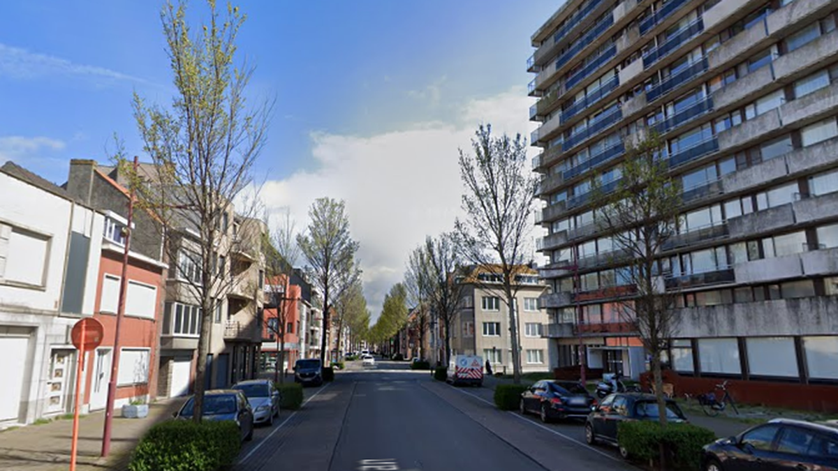 De Voorhavenlaan in Oostende, waar de schietpartij gebeurde.
